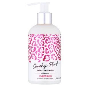 IntiMD Coochy Plus Intimate Shaving Cream SWEET BLISS For Pubic, Bikini Line, Armpit - Rash-Free With Patent-Pending MOISTURIZING+ Formula, Prevents Razor Burns & Bumps, In-Grown Hairs 8.5oz (1-Pack)