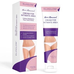 Intimate Hair Removal Cream for Women - Sensitive Skin Depilatory Cream for Private Areas, Pubic, Bikini, Body, Legs, and Underarms - Gentle Formula for All Skin Type
