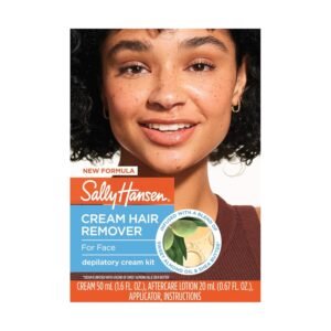 Sally Hansen Hair Remover Face 1.6 fl oz + Aftercare lotion 0.67 fl oz (Pack of 1)